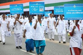 Full Dress Independence Day Parade, In Kolkata, India, On August 13,, 2024.