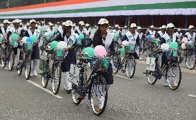 Full Dress Independence Day Parade, In Kolkata, India, On August 13,, 2024.