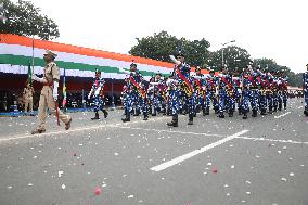 Full Dress Independence Day Parade, In Kolkata, India, On August 13,, 2024.