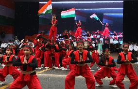 Full Dress Independence Day Parade, In Kolkata, India, On August 13,, 2024.