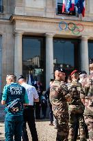 Actors Of Olympic Success Invited To The Elysee Palace