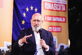 Stefano Bonaccini Attends A Rally At Festa De L'Unità In Milan