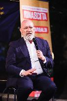 Stefano Bonaccini Attends A Rally At Festa De L'Unità In Milan