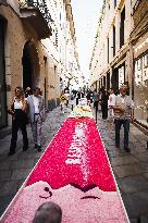 The Fourth Edition Of The Infiorata Semina In Milan