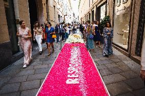 The Fourth Edition Of The Infiorata Semina In Milan