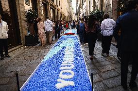 The Fourth Edition Of The Infiorata Semina In Milan