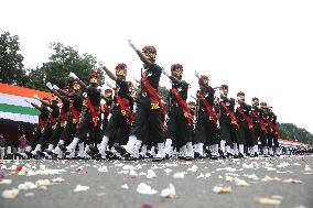 Full Dress Independence Day Parade, In Kolkata, India, On August 13,, 2024.