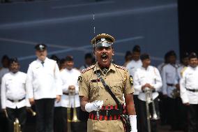 Full Dress Independence Day Parade, In Kolkata, India, On August 13,, 2024.