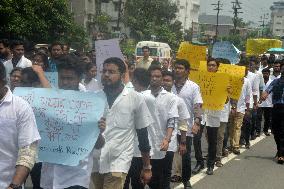 Protest Rally Of Doctors And Medical Staffs