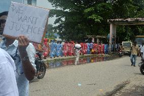 Protest Rally Of Doctors And Medical Staffs