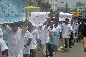 Protest Rally Of Doctors And Medical Staffs