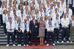 Royal Couple Receives Paris 2024 Medal Winners - The Hague