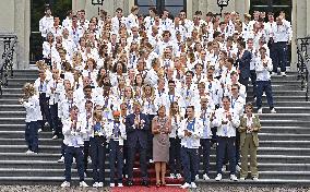 Royal Couple Receives Paris 2024 Medal Winners - The Hague