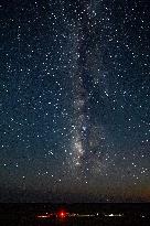 Starry Sky Over The Desert In Fayoum - Egypt