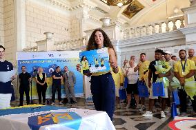 Team Ukraine athletes come home from Paris 2024 Olympics