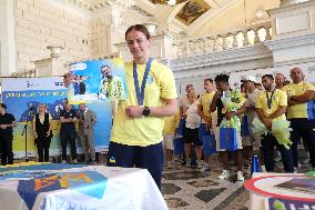 Team Ukraine athletes come home from Paris 2024 Olympics