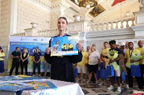 Team Ukraine athletes come home from Paris 2024 Olympics