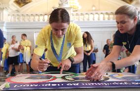 Team Ukraine athletes come home from Paris 2024 Olympics