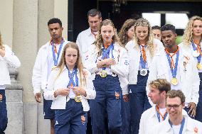 Royal Couple Receives Paris 2024 Medal Winners - The Hague