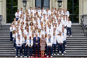 Royal Couple Receives Paris 2024 Medal Winners - The Hague