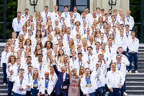 Royal Couple Receives Paris 2024 Medal Winners - The Hague