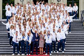 Royal Couple Receives Paris 2024 Medal Winners - The Hague