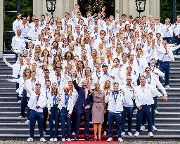 Royal Couple Receives Paris 2024 Medal Winners - The Hague