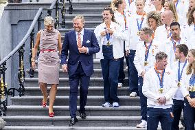 Royal Couple Receives Paris 2024 Medal Winners - The Hague