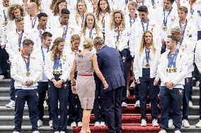 Royal Couple Receives Paris 2024 Medal Winners - The Hague