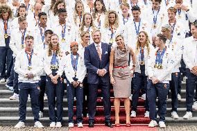 Royal Couple Receives Paris 2024 Medal Winners - The Hague