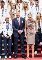 Royal Couple Receives Paris 2024 Medal Winners - The Hague