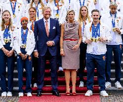 Royal Couple Receives Paris 2024 Medal Winners - The Hague