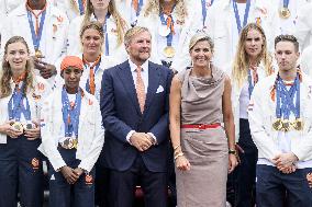 Royal Couple Receives Paris 2024 Medal Winners - The Hague