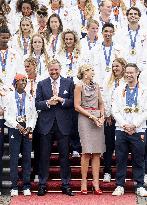 Royal Couple Receives Paris 2024 Medal Winners - The Hague