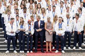 Royal Couple Receives Paris 2024 Medal Winners - The Hague