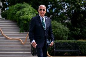 President Biden and First Lady Jill Biden depart the White House for New Orleans, Louisiana