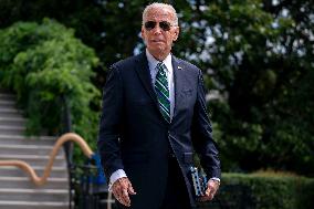 President Biden and First Lady Jill Biden depart the White House for New Orleans, Louisiana