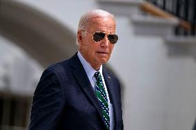 President Biden and First Lady Jill Biden depart the White House for New Orleans, Louisiana