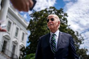 President Biden and First Lady Jill Biden depart the White House for New Orleans, Louisiana