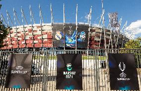 Official training before UEFA Super Cup