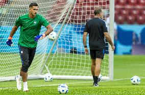 Official training before UEFA Super Cup