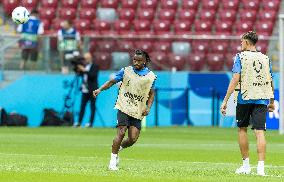 Official training before UEFA Super Cup