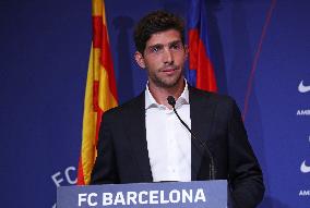 Sergi Roberto farewell ceremony