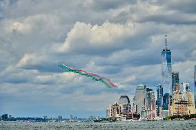 Frecce Tricolore Flyover New York City