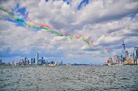 Frecce Tricolore Flyover New York City