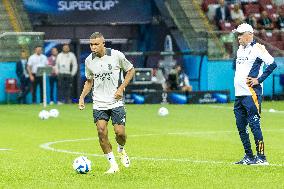 Official training before UEFA Super Cup