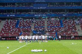 Official training before UEFA Super Cup