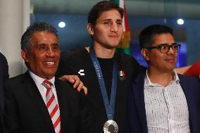 Boxer Marco Verde Arriving Mexico City Airport