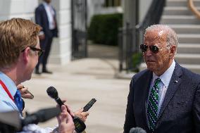 President Biden Departs White House For New Orleans