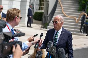 President Biden Departs White House For New Orleans